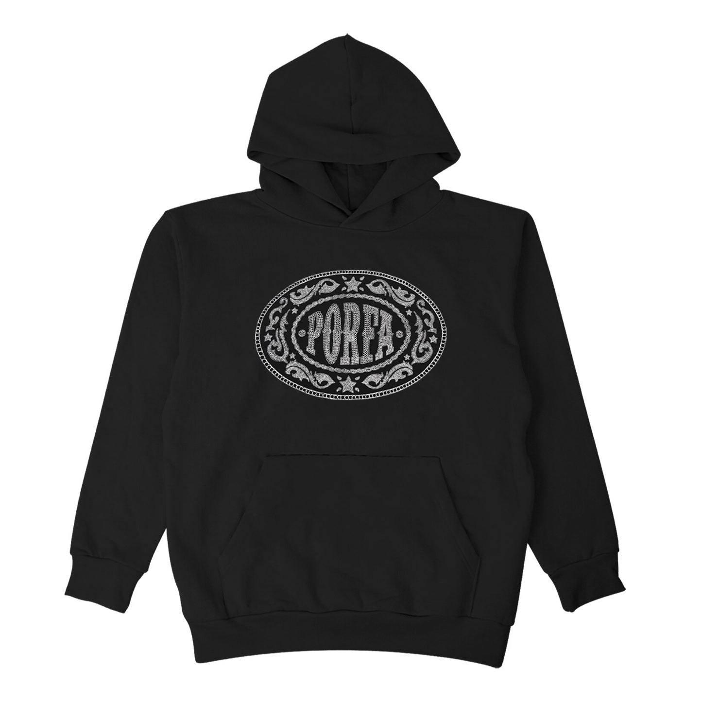 PORFA BULL HOODY - BLACK