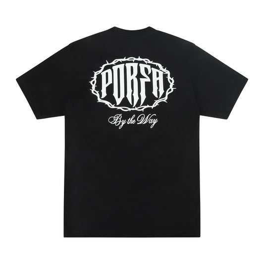 PORFA THORN TEE - BLACK