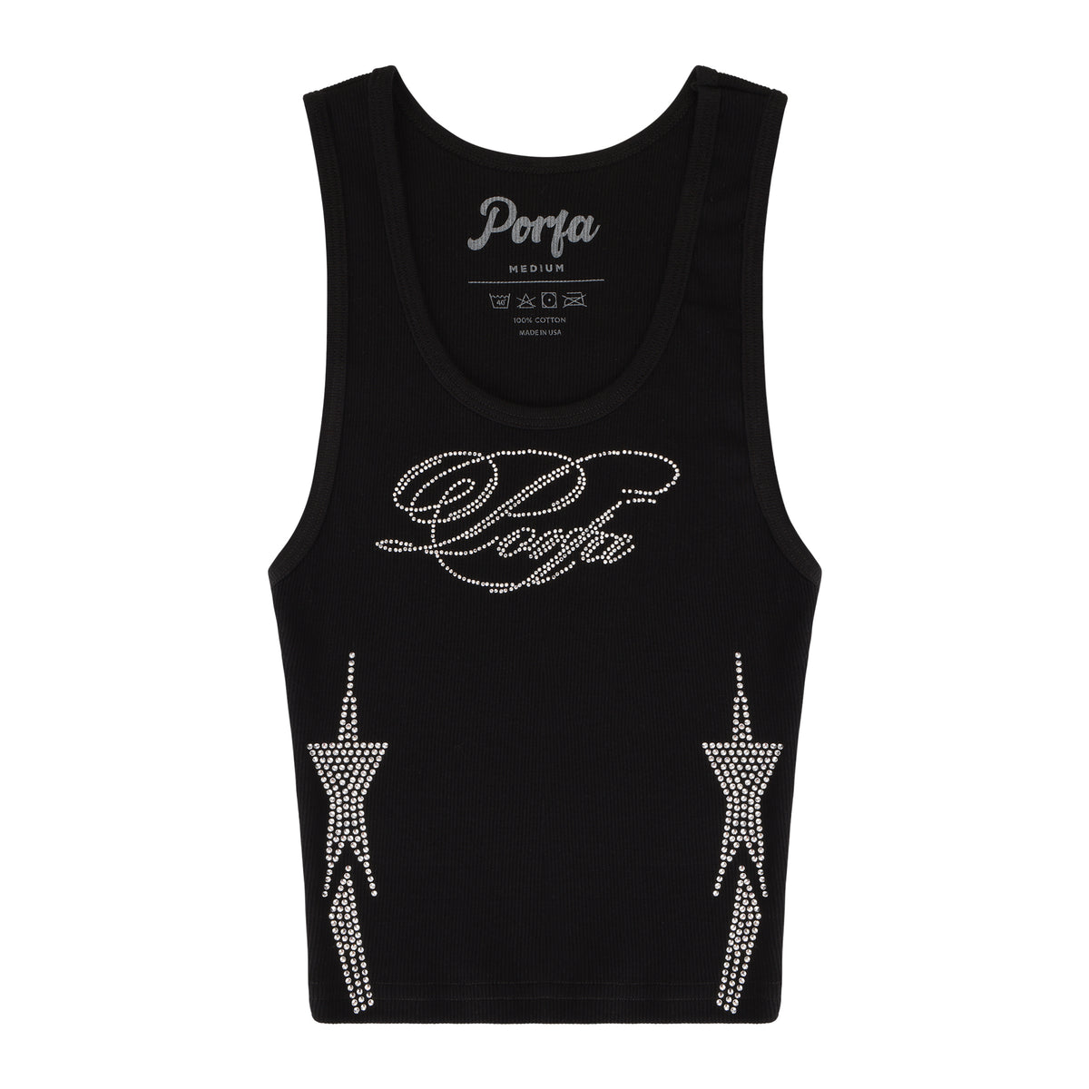 PORFA STAR TANK BLACK