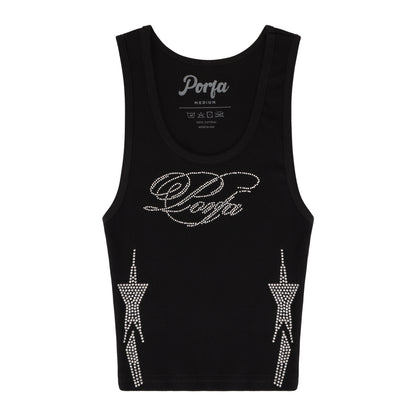 PORFA STAR TANK BLACK