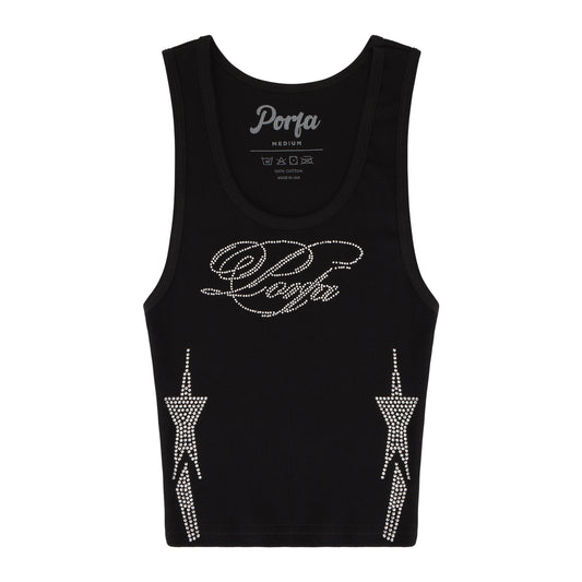 PORFA STAR TANK BLACK