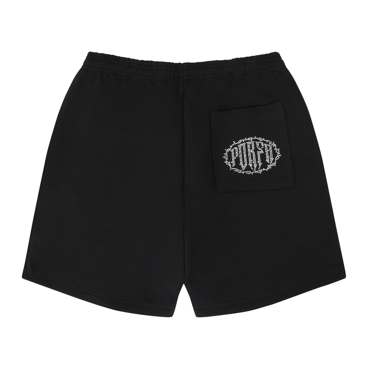 PORFA STAR FLEECE SHORT BLACK