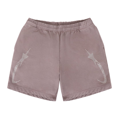 PORFA STAR FLEECE SHORT OPAL