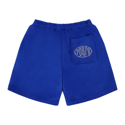 PORFA STAR FLEECE SHORT BLUE
