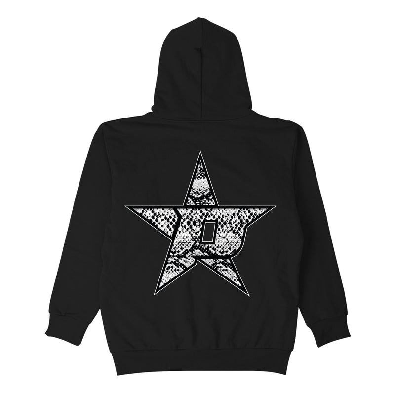 SNAKE HOODY - BLACK