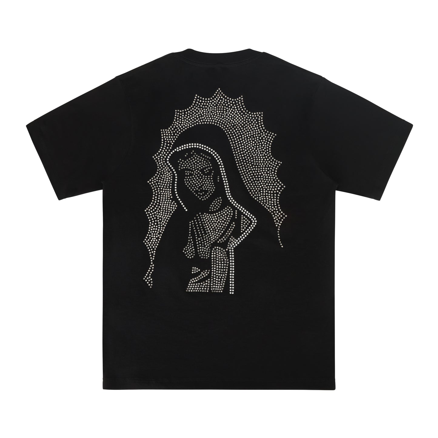 PORFA VIRGENCITA MENS RHINESTONE TEE