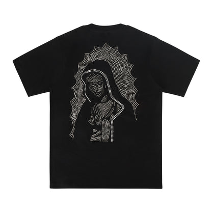 PORFA VIRGENCITA MENS RHINESTONE TEE