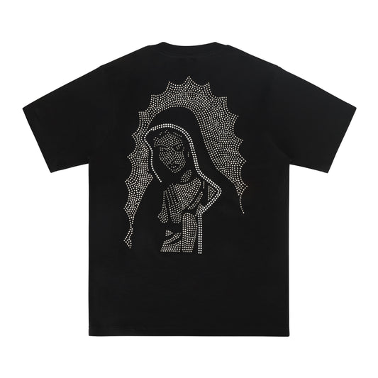 PORFA VIRGENCITA MENS RHINESTONE TEE