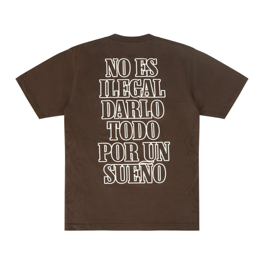 PORFA DARLO TODO TEE - BROWN