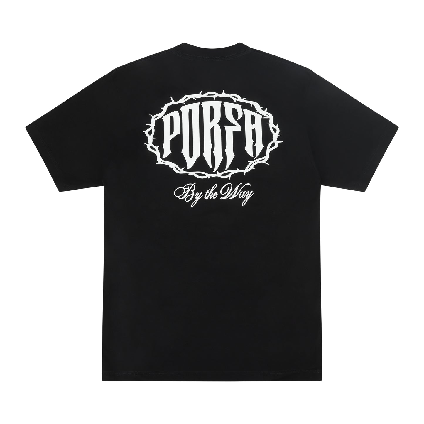 PORFA THORN TEE - BLACK