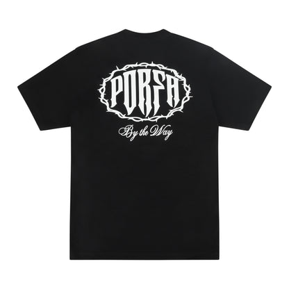 PORFA THORN TEE - BLACK