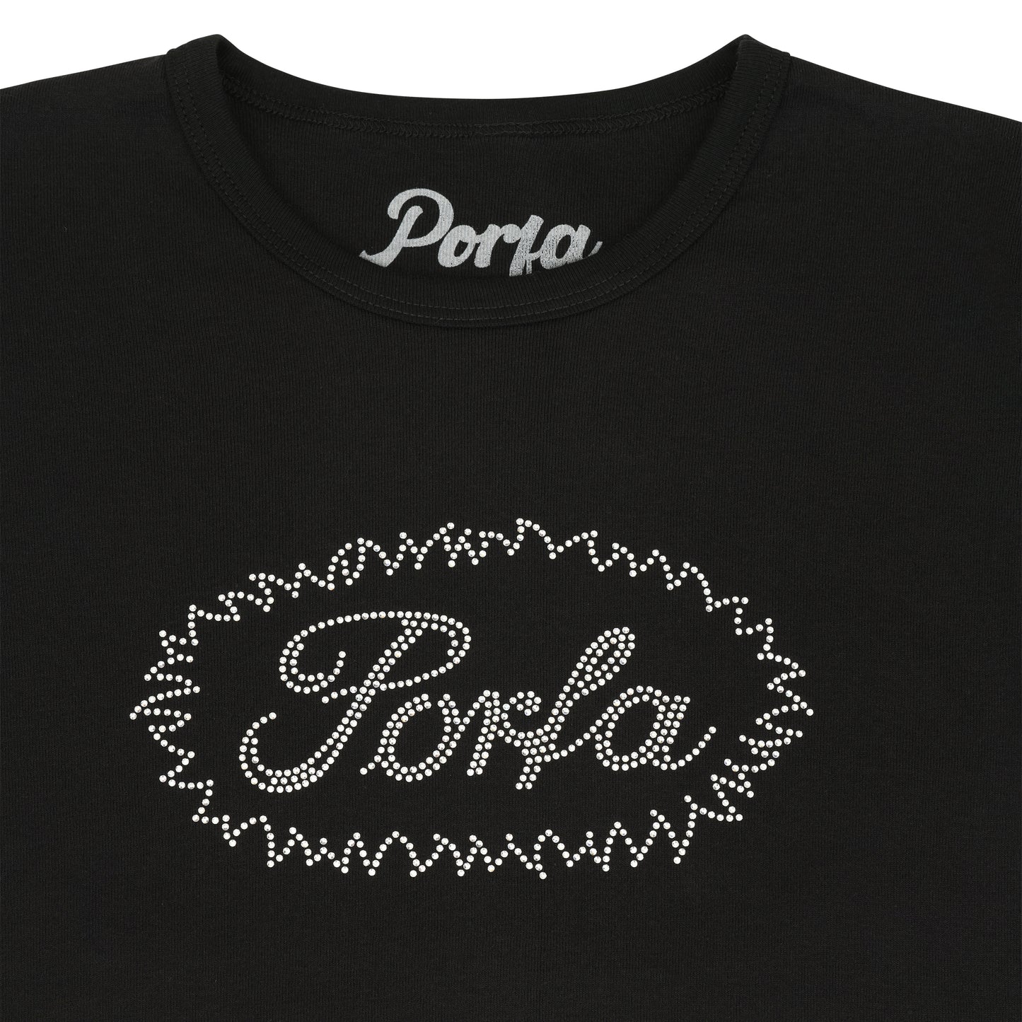 PORFA VIRGENCITA MENS RHINESTONE TEE