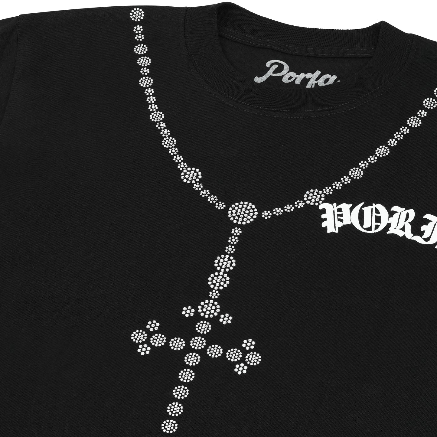 PORFA DIOS BENDICE TEE - BLACK