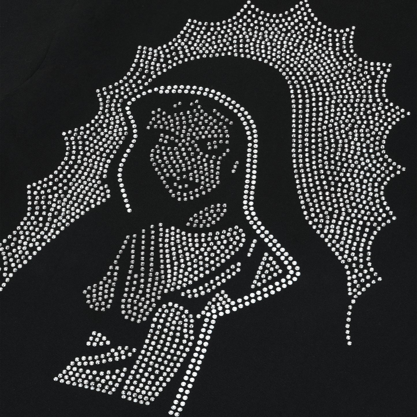 PORFA VIRGENCITA MENS RHINESTONE TEE