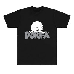 PORFA CASPAR TEE - BLACK