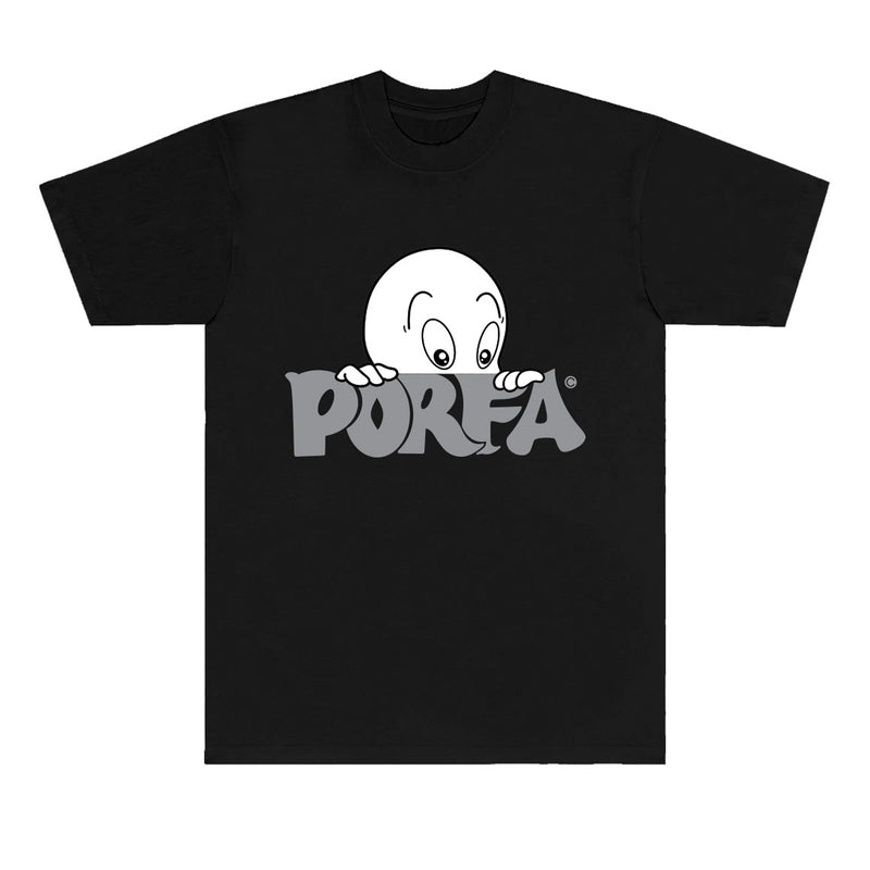 PORFA CASPAR TEE - BLACK