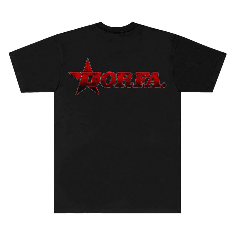 PORFA CHUCKY TEE - BLACK