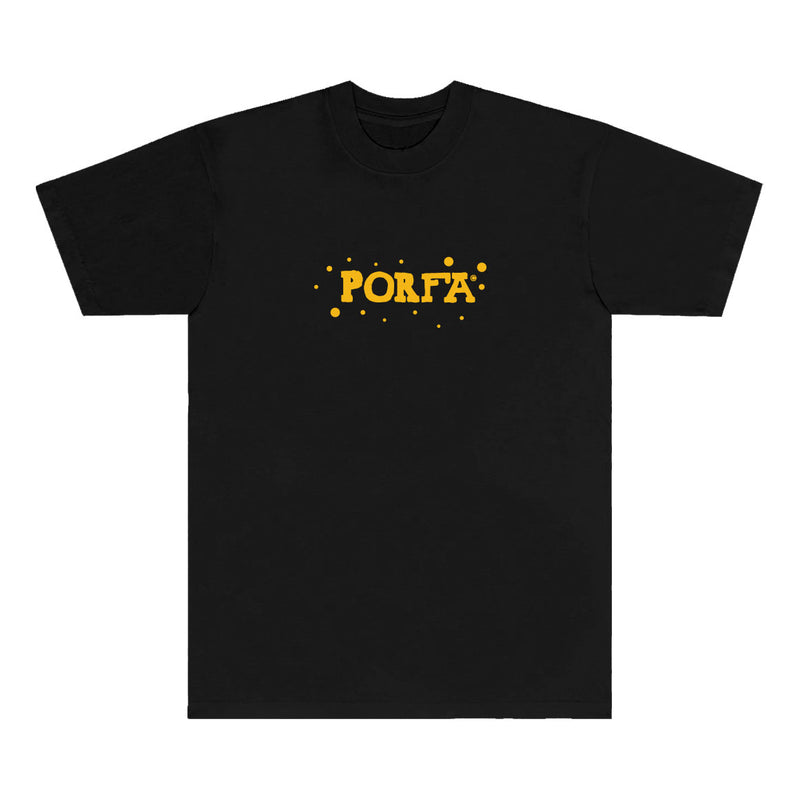 PORFA HORSEMAN TEE - BLACK