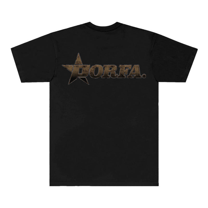 PORFA MICHAEL TEE - BLACK