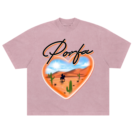 RIDE OFF PORFA TEE - LIGHT PINK