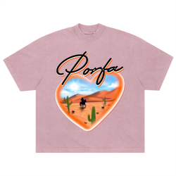 RIDE OFF PORFA TEE - LIGHT PINK