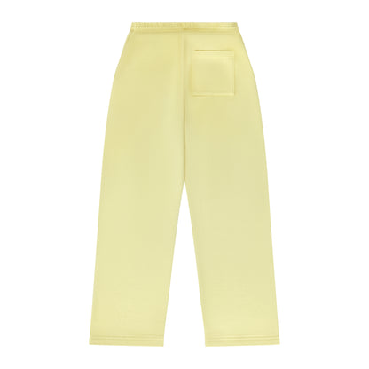 PORFA RHINESTONE JOGGERS - BUTTER YELLOW
