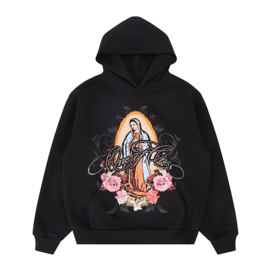 One Of One Virgencita Zip Up Hoodie