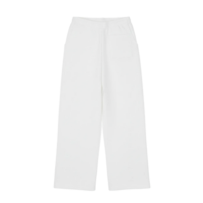 PORFA RHINESTONE JOGGERS - WHITE