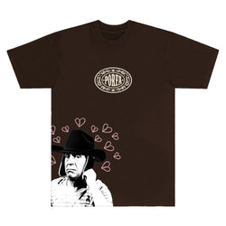 WISH YOU WERE HERE TEE - BROWN