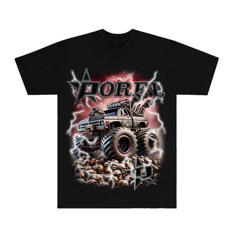 MONSTER TRUCK TEE - BLACK